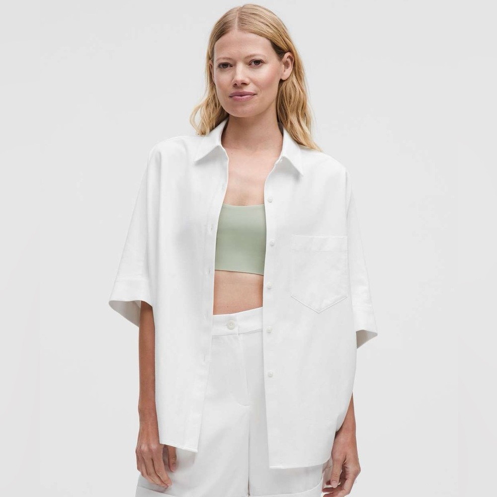 Lululinen Relaxed Button-Up Shirt